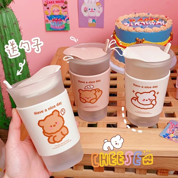 Cup double glass frost thermal insulation spoon - Picture 8 of 15